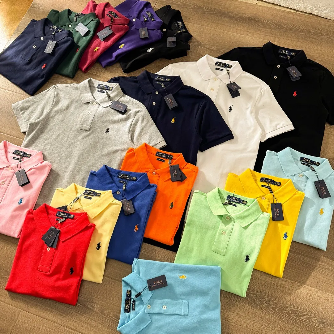 【18 ， 】 POLO Ralph Lauren/ Classic LOGO Polo 💙 100% POLO 💙 ， ， 💙Classic LOGO 💙 、 、 、 。 ：Black 、Black 、Navy Blue 、Navy Blue 、White、Gray、Dark Green、 、Purple、Pink、 、Light Blue、 、 、 、 、 Red、Bright Red 【 】 Size：S-XXL Size ： S 104 68 70 44 22 M 108 70 72 46 23 L 112 72 74 48 24 XL 116 74 76 50 25 XXL 120 76 78 52 26